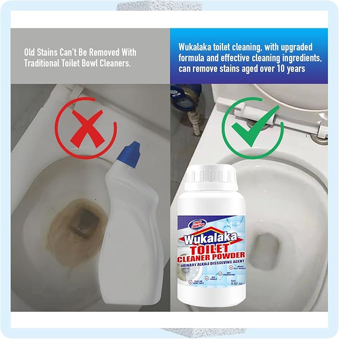 Pumice Stone for Toilet Cleaning Bowl Stick, Toilet Bowl Cleaners Brush, Powerfully Cleans Hard Water Rings, Calcium Buildup and Stains, Suitable for Cleaning Toilets, Bathroom