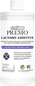 Bed Bug & Mite Laundry Detergent Additive by Premo Guard – 32 oz – Child & Pet Friendly – Stain & Odor Free – Best Natural Non-Toxin Treatment