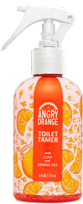 ANGRY ORANGE Toilet Tamer Bathroom Spray - Citrus Orange Spice - 6 oz