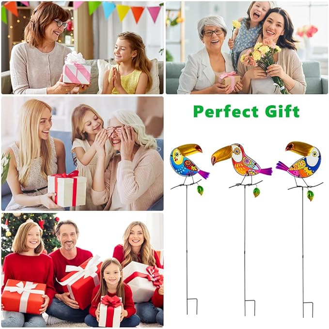 Decorative Garden Stakes, Waterproof Spring Garden Stakes Decorative