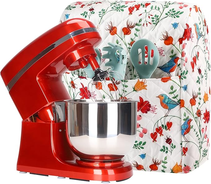 Stand Mixer Cover,Kitchen Mixer Cover Compatible With 5-8 Quart Kitchenaid Hamilton Mixers,Pioneer Woman Kitchen Aid Covers for Stand Mixer,Pioneer Women Kitchen Aid Mixer Assecories