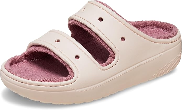 Crocs Unisex Adult Classic Cozzzy Towel Sandals, Fuzzy Slippers and Slides
