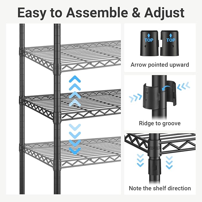 VIPEK V5C Covered Clothes Rack Heavy Duty Portable Closet Wardrobe, Freestanding Black Metal Clothing Rack with Black Dustproof Cover, Adjustable Custom Closet Rack, 57.9"L x 17.3"W x 76.4"H (Medium)