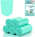 2.6 Gallon Mini Compostable Trash Bag - Small Garbage Bags For Bathroom Can Blue 100 Count 10 Liter Biodegradable Unscented Waste Basket Liners Bathroom Kitchen Office Strong Thick Inwaysin