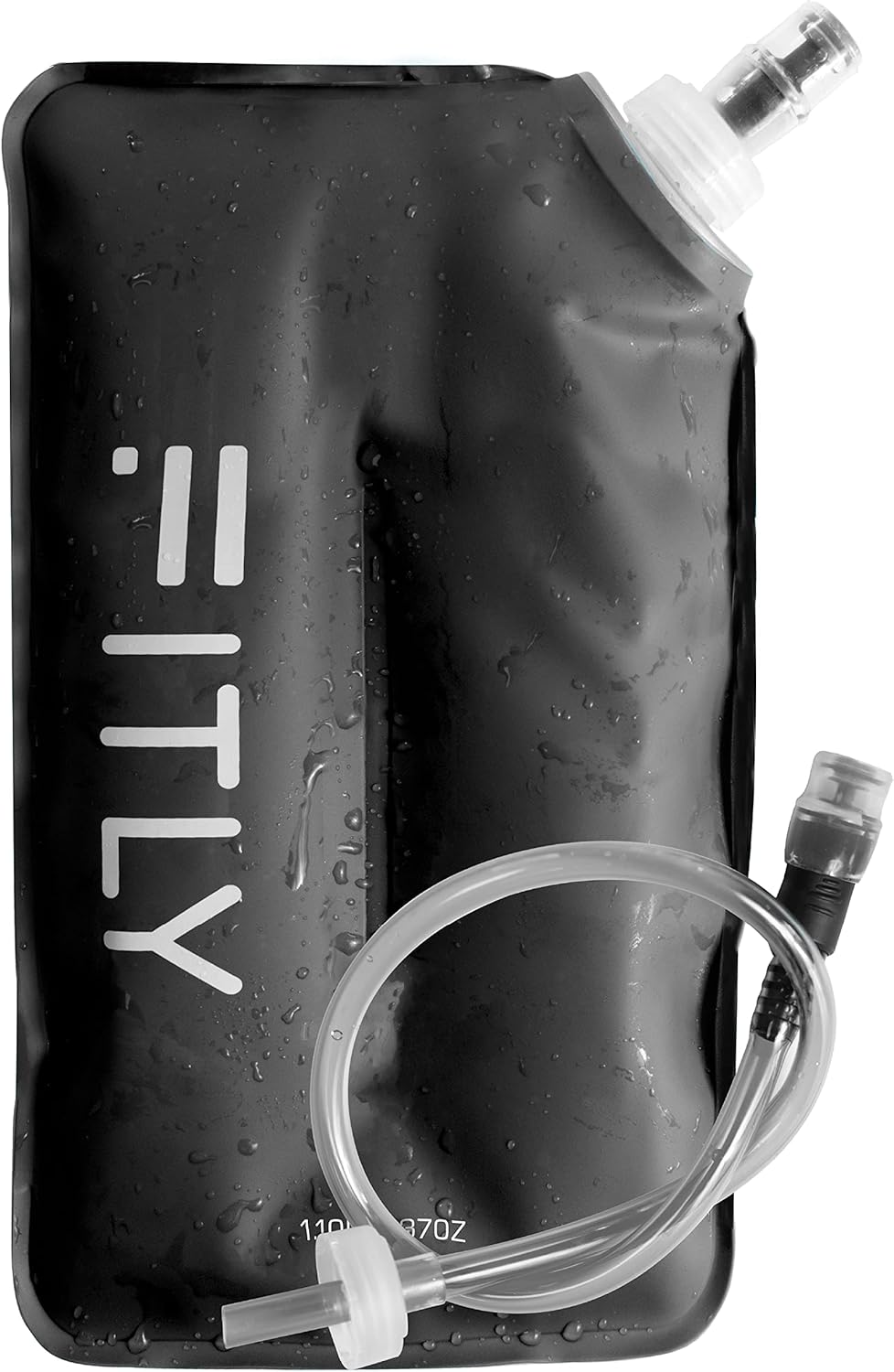 Soft Flask - Shrink As You Drink Soft Water Bottle for Hydration Pack - Folding Water Bottle Ideal for Running, Hiking, Cycling, Climbing & Rigorous Activity