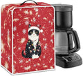 Coffee Maker Cover - Christmas Cat Dust Protector - Small Mixer Machine Covers - Washable Foldable