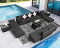 NICESOUL 13 Piece Patio Set