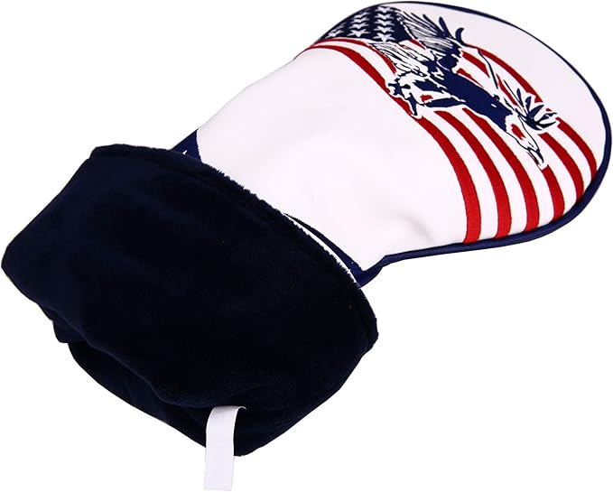 USA Flag and Eagle Golf Driver/Fairway Wood/Hybrid/Iron/Mallet Putter/Blade Putter Head Cover