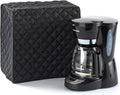 Covermates Keepsakes - Coffee Maker Cover - Dust Protection - Stain Resistant - Washable - Appliance Cover, Black
