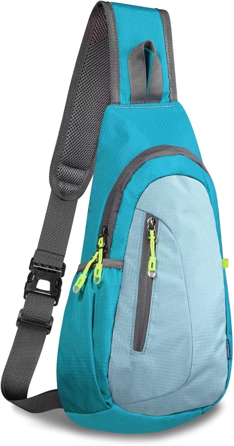 TITECOUGO Small Sling Bag, Lightweight Crossbody Backpack for Men Women, Shoulder Bag for Sports and Outdoor