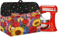 Stand Mixer Covers Compatible with 6-8 Quart Colorful Flowers Kitchen Aid Mixer Fit All Tilt Head Bowl Lift Models Easy Clean Mixer Covers