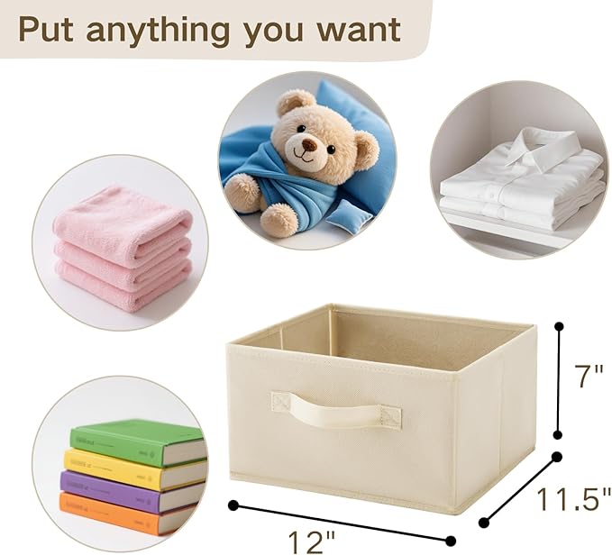 Hanging Shelf Closet Storage Organizer Removable Drawers ，Hanging Storage Organizer Hanging Sweater 2 Sock Underwear Drawers for Closet, Bedroom, Beige