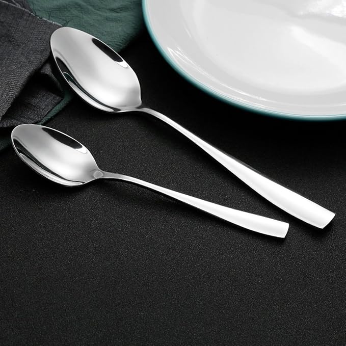 12-Piece Stainless Steel Teaspoon,6.7-Inches