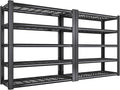 REIBII 3010LBS Storage Shelves 72" H Garage Shelving Heavy Duty Metal Shelving 5 Tier Adjustable Metal Shelves for Storage for Kitchen Pantry Warehouse Basement 72" H x 35.5" W x 16" D, 2 Pack