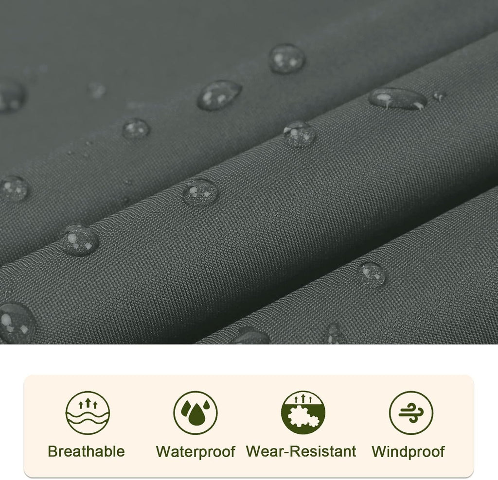 SaphiRose Unisex Rain Poncho Raincoat Hooded for Adults Women with Pockets