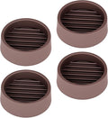 Non Slip Furniture Pads, 1.5” Round Rubber Caster Cups, 4 Pcs Furniture Coasters, Anti-Slip Gripper, Anti Slide Furnitures Feet Floor Protectors for Bed Couch Stoppers - Brown