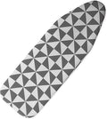 Ironing Board Cover with Two 5MM Thick Feltpads,13"x43"Heat Resistant Replacement Ironing Board Cover and Pad,Fits Standard Ironing Boards,Durability and Easy to Install