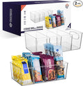 ClearSpace Pantry Organizers with Removable Dividers – Perfect Pantry Organization and Storage Bins or Kitchen Organization – Refrigerator Organizer Bins, Cabinet Organizers (2 Pack)