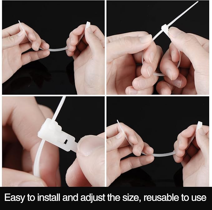 eBoot 15 Pieces Lint Traps Lint Snare Washing Machine Mesh Washer Laundry Hose Filter with 15 Pieces Cable Ties