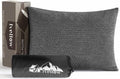 Ivellow Memory Foam Travel Pillow Compressible Camping Pillow for Sleeping Shredded Memory Foam Pillow Compact Firm Supportive Travel Pillow for Adults Kids Outdoor Backpacking Hiking Essential Gear-S
