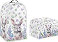 Easter Day Decoration Cute Rabbit Kitchen Appliance Covers Set Washable Kitchen Blender Dust Cover Bread Maker Toaster Cover 2 Slice Kitchen Accessories-L