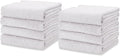 kimteny Kitchen Cloth Dish Towels, 13x28 Inches Premium Dishcloths, Super Absorbent Coral Velvet Microfiber Cleaning Cloths, Fast Drying Rags for Washing Dishes (13x28-8 Pack, White)