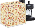 Christmas Coffee Maker Cover Dust Resistant Small Kitchen Appliance Protector with Handle