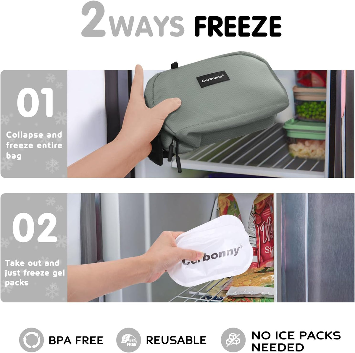 Small Cooler Bag Freezable Lunch Bag for Work School Travel,Leak-proof Small Lunch Bag,Small Insulated Bag For Kids/Adults,Freezer Lunch Bags,Freezable Snack Bag,Mini Lunch Bag Fit For Yogurt