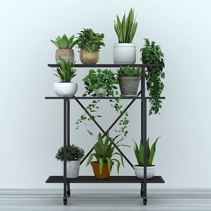 Zhongma 3 Tier Sturdy Plant Stand