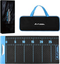 FLISSA 33" Non-Slip Fish Fillet Mat with Storage Bag, Portable & Durable Fish Cleaning Mat, Measuring Scale for Easy Filleting, Cleaning, and Cutting, Ideal Fishing Gift