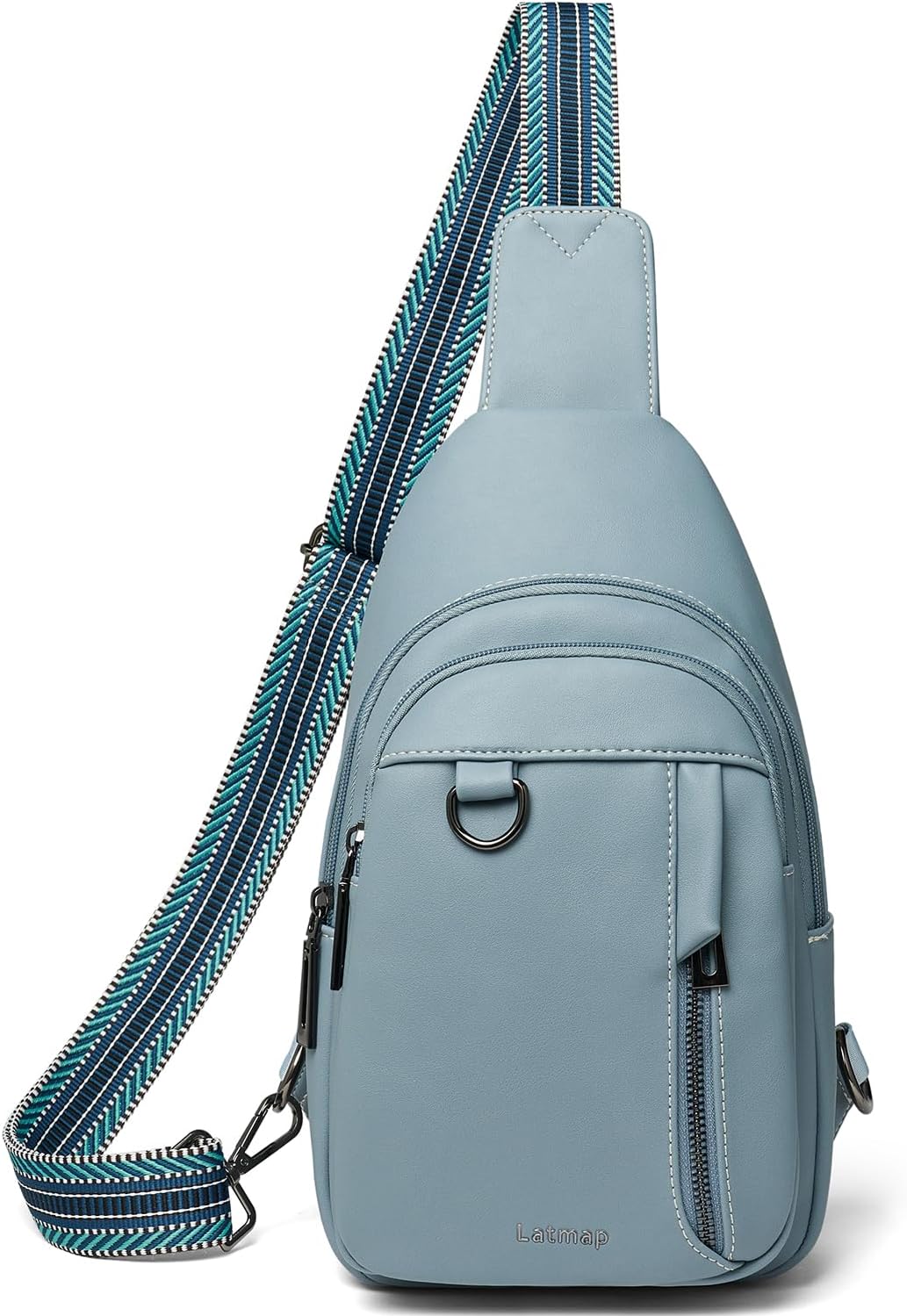 7L Sling Bag for Women Men Leather Small Sling Backpack Daypack Anti Theft Fanny Pack Crossbody Purse Travel
