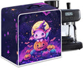 Coffee Maker Covers for Kitchen Counter Halloween Axolotl Coffee Machine Dust Protector with Handle
