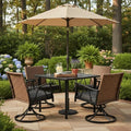 5-Piece Patio Dining Set for 4，Outdoor Dining Set