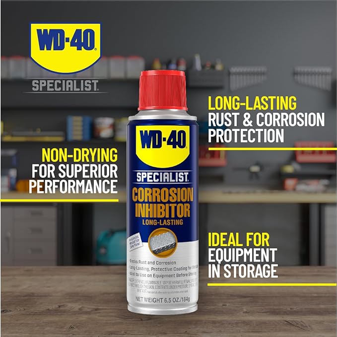 WD-40 Specialist Corrosion Inhibitor, Long-Lasting Anti-Rust Spray, 6.5 OZ [6-Pack]