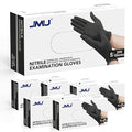 JMU Black Nitrile Gloves Small Case of 1200, 3.5Mil Nitrile Exam Gloves, Latex Free, Powder Free