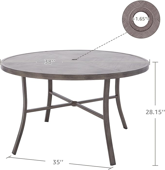 NATURAL EXPRESSIONS 5-Piece Outdoor Patio Dining Set