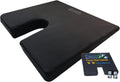 LiquiCell Coccyx Seat Cushion, Aid for Tailbone Pain Relief, Sciatica Pain, Back Support | Donut Like Butt Pillow for Long Hours Sitting at Home/Office Chair (17.5" W x 15.5" L x 2" H)