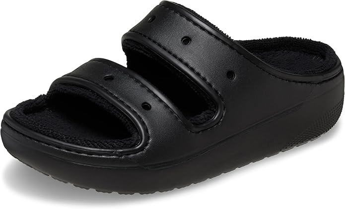 Crocs Unisex Adult Classic Cozzzy Towel Sandals, Fuzzy Slippers and Slides