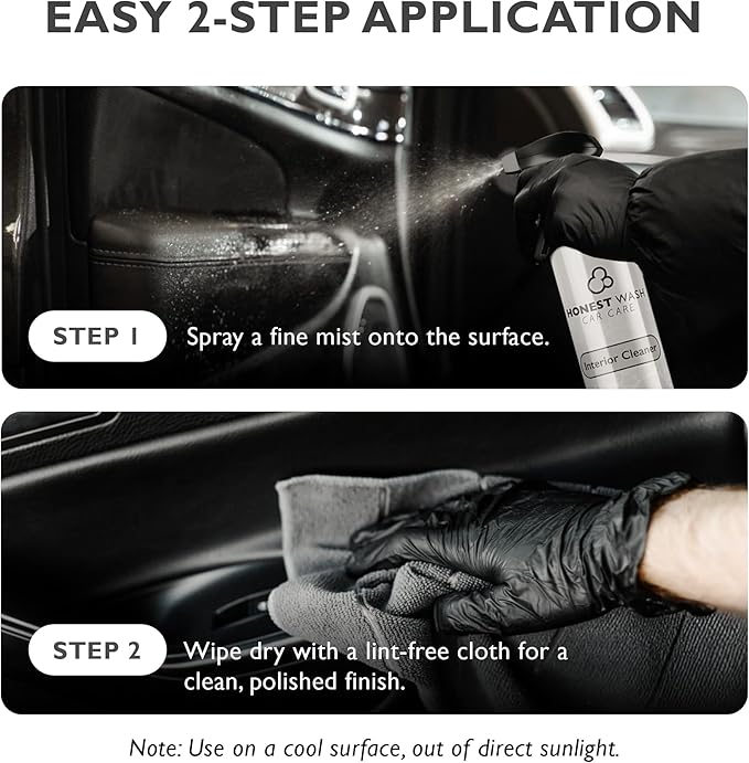 Interior Cleaner Cleans and Shines Rubber, Plastic, and Vinyl | All-Purpose Interior Cleaner for Dashboards, Door Panels, and More | Dries Quickly to a Non-Stick Finish (128 Fl Oz (Pack of 1))