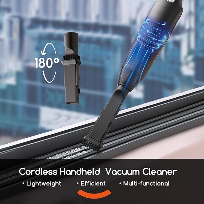 Cordless Stick/Handheld Vacuum Cleaner, 10-17Kpa 2-Level Powerful Suction,Fast Charging-Use Durable, Latest Household Vacuum Cleaners for Cleaning Flooring,Carpets,Car Seat,Sofas, Hair and Dust