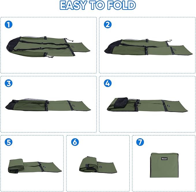 BALEINE 120L Laundry Bag Backpack, 900D Oxford Fabric Large Travel Laundry Bags with Shoulder Straps and 2 Mesh Pockets for College Dorm, Apartment, Laundromat (Green, 120L)