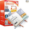 TAILI 10 Pack Vacuum Storage Bags, LONG SIDE ZIP (39x28 inch), Vacuum Seal Bags for Clothing, Jumbo Storage Space Saver for Beddings, Comforters, Blanket, Pillows and Clothes