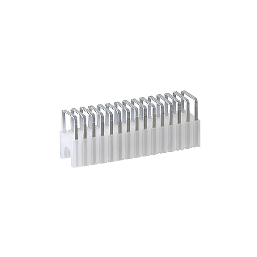 Arrow 591188 T59 Insulated Staples, 1/4-Inch Leg Length, 5/16-Inch Crown Width, Clear, 300-Pack
