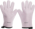 KITCHEN PERFECTION XL Silicone Smoker Oven Gloves for Women -Extreme Heat Resistant BBQ Gloves -Handle Hot Food Right on Your Grill Fryer&Pit|Waterproof Grilling Cooking Mitts|Superior Set+3 Bonuses