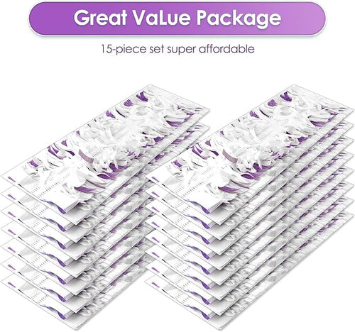 (15 Pack) PowerMop Replacement Power Mop Pads for Swiffer PowerMop, Disposable PowerMop Mopping Pad Refills Compatible with Swiffer PowerMop, Multi-Surface Mop Pad Refills for Floor Cleaning