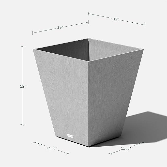 Veradek Nobleton Indoor/Outdoor Wide Square Planter