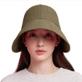 Linen Victorian Bonnet Hat Sun Cap, Foldable Summer Visor | New Katy