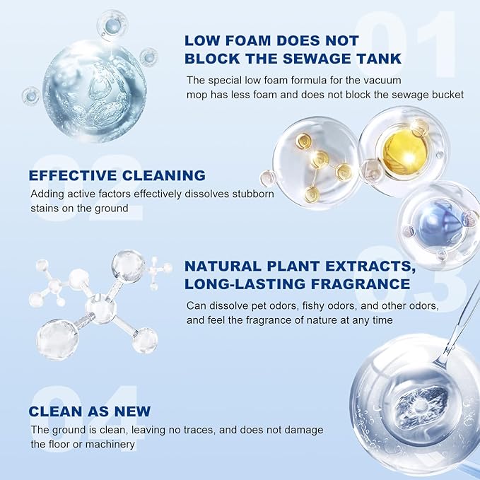 10 Bottles Compatible with Tineco Cleaning Solution Pet 500ml Per Bottle Lavender Scents Floor Cleaner Compatible with All Robot Vacuums with Mopping and Cordless Wet/Dry Vacuum (Lavender)