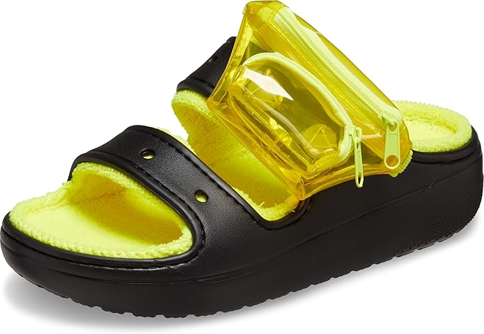Crocs Unisex Adult Classic Cozzzy Towel Sandals, Fuzzy Slippers and Slides