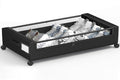 Under Bed Storage, Underbed Storage With Wheels, Under The Bed Storage for Clothes, Blankets, Shoes... (Black, 1 Pack)